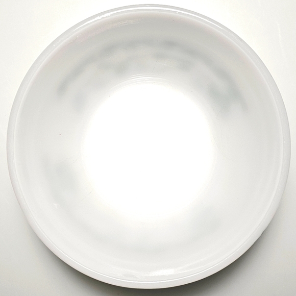 Vintage Federal Milk Glass Scandinavian Turquoise American Homestead Mixing Bowl - Picture 7 of 10